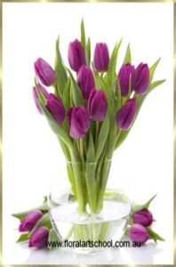 beautiful tulip arrangement