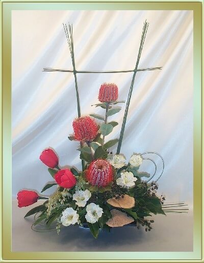 modern flower arrangement