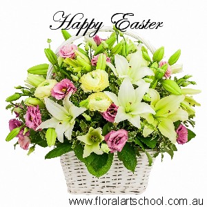 Easter flower arrangement