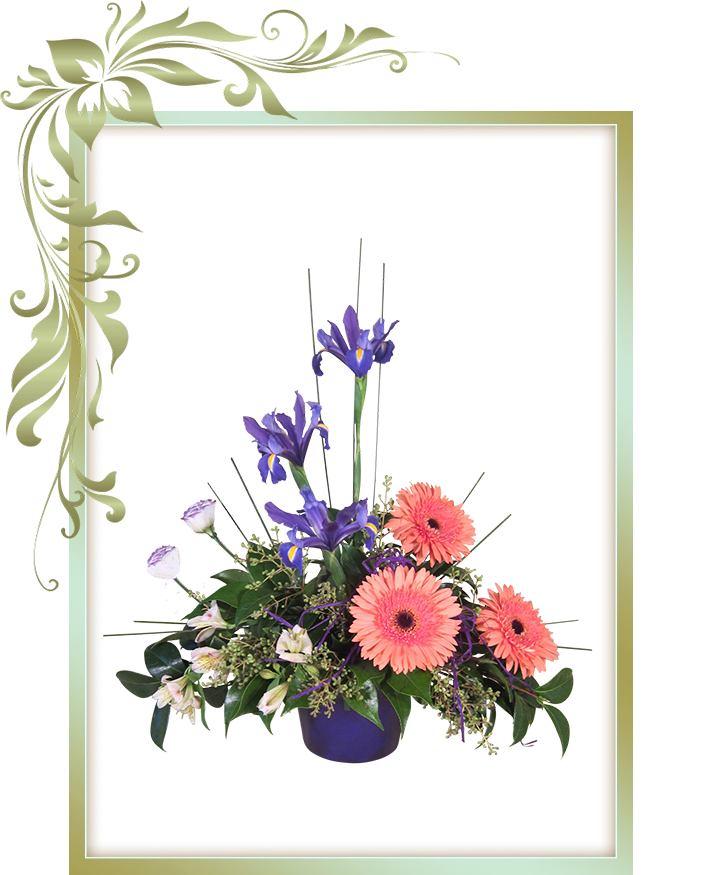 modern flower arrangement